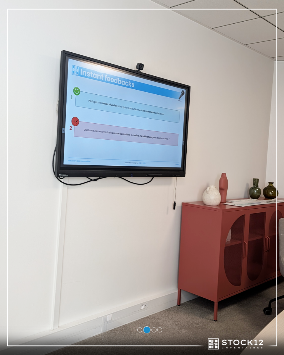 Instant feedbacks rencontre des responsables Stock12 Invnetaires